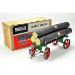 Mamod Large Scale Log Carrier Trailer Lumber Wagon. VG to E in Box.