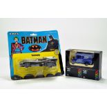 Ertl Batman Batmobile issue plus Boots Promotional Truck, including film rolls. E to NM.