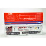 Corgi 1/50 Diecast Truck Issue Comprising CC13606 DAF CF Fridge Trailer in livery of Drysdale. NM to