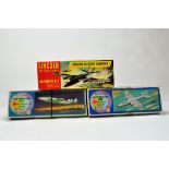 Trio of aircraft kits comprising Lincoln English Electric Canberra plus duo of Kader Kits. Vendor