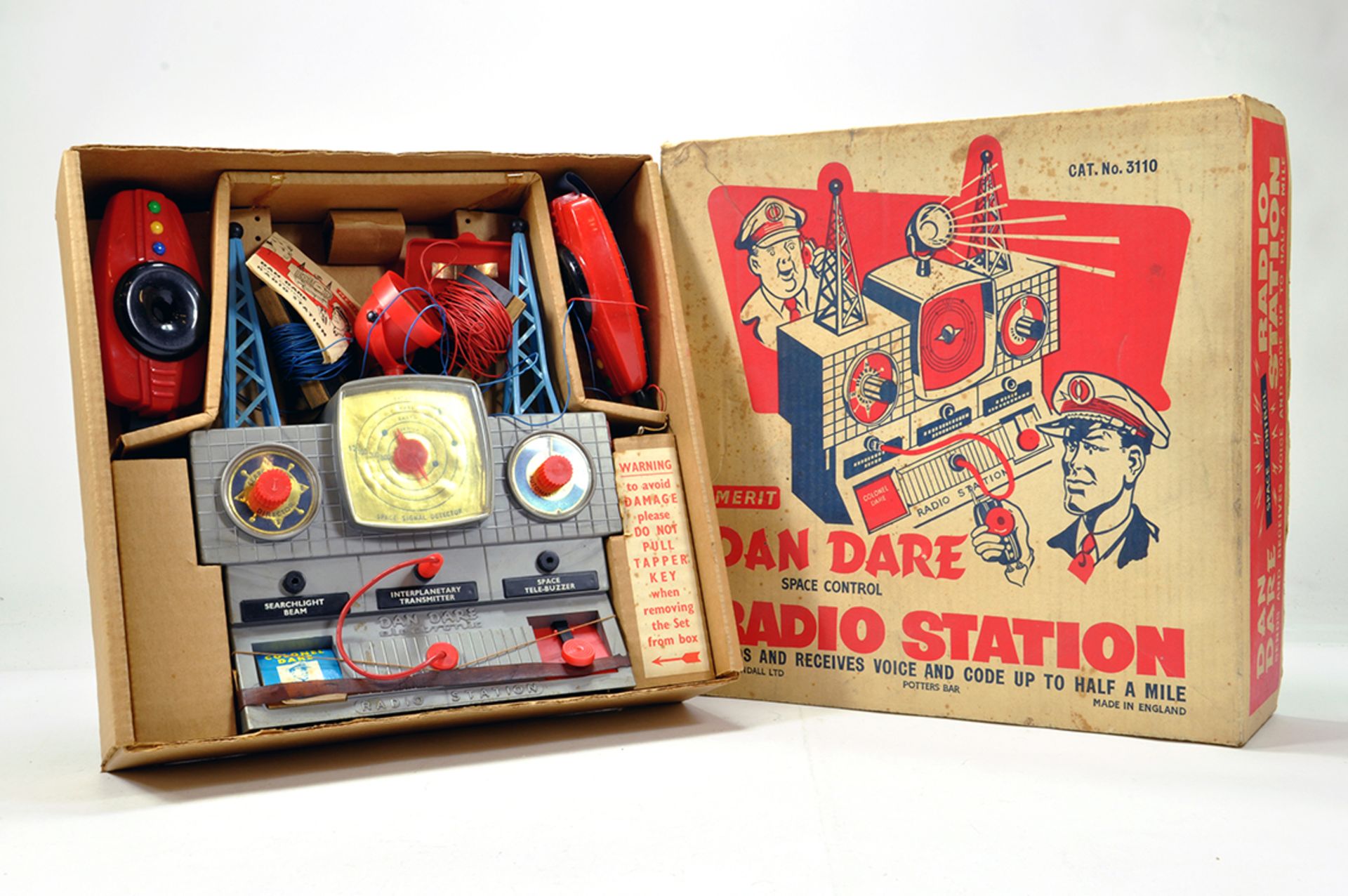 Merit No. 3110 Dan Dare Space Control Radio Station. Lovely example is complete.