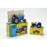Corgi No. 67 Ford 5000 Tractor (E to NM) plus Matchbox No. 39 Tractor (E to NM) in VG Boxes. (2)