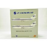 FOX Models 1/200 Aircraft issue comprising McDonnell Douglas DC-10-30 in livery of Finnair. E to