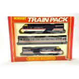 Hornby OO Gauge comprising R336 BR Intercity 125 Train Pack in Swallow Livery. NM in Box.