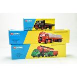 Corgi 1/50 Diecast Truck Trio Comprising various Corgi Classics. NM to M in Boxes. (3)