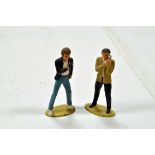 The Professionals Hand Painted Metal Figure Duo.