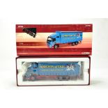 Corgi 1/50 Diecast Truck Issue Comprising CC13522 Volvo FM Curtainside Lorry in livery of Knights of
