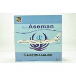 Inflight Models 1/200 Aircraft issue comprising Iran Aseman Airbus A340-300 Airliner. E to NM in