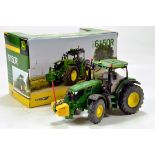 Britains 1/32 Farm Issue comprising John Deere 6150R Tractor. Model has been weathered / Converted
