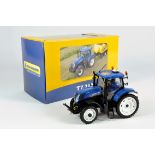 Universal Hobbies 1/32 Farm Model Comprising New Holland T7.210 Tractor on Row Crops. E to NM with
