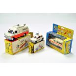 Diecast Trio including Dinky No. 287 Police Accident Unit, No. 250 Mini Cooper and Matchbox Kingsize