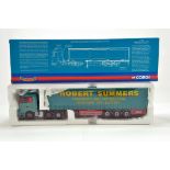 Corgi 1/50 Diecast Truck Issue Comprising No. CC13803 MB Actros Curtainside in livery of R