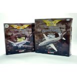 Corgi 1/144 Diecast Aircraft duo Issue comprising No. 47105 Douglas DC3 Eastern lines and No.