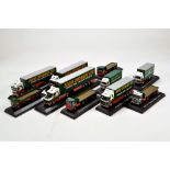 Assortment of Oxford Diecast 1/76 commercial issues comprising Eddie Stobart. Generally E. (10)