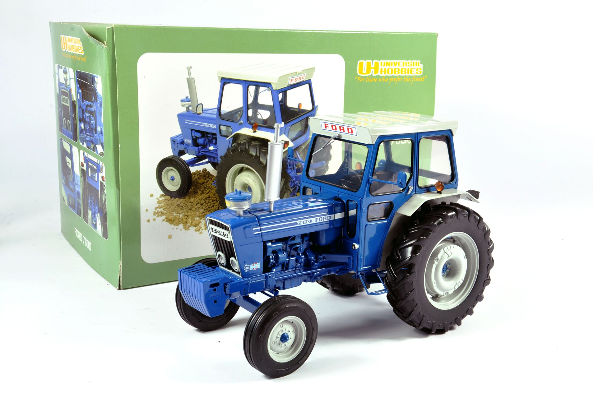 Universal Hobbies 1/16 Farm Issue comprising Ford 7600 Tractor. E to NM in Box.
