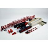 Zon Models (Holland) 1/50 construction issue comprising White Metal Demag CC2000 Crawler Crane.