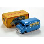 Dinky No. 481 Bedford Ovaltine Delivery Van in blue including ridged hubs with black smooth tyres
