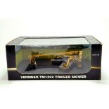 Universal Hobbies 1/32 diecast Vermeer Trailed Mower. VG to E in Box.