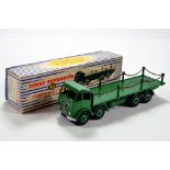 Dinky No. 905 Foden (2nd type) Flat Truck with Chains in green including chassis and back, mid-green