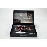 Scarce, Limited and very Exclusive Minichamps 1/12 Triumph 1939 Speed Twin Motorcycle. NM in Box.