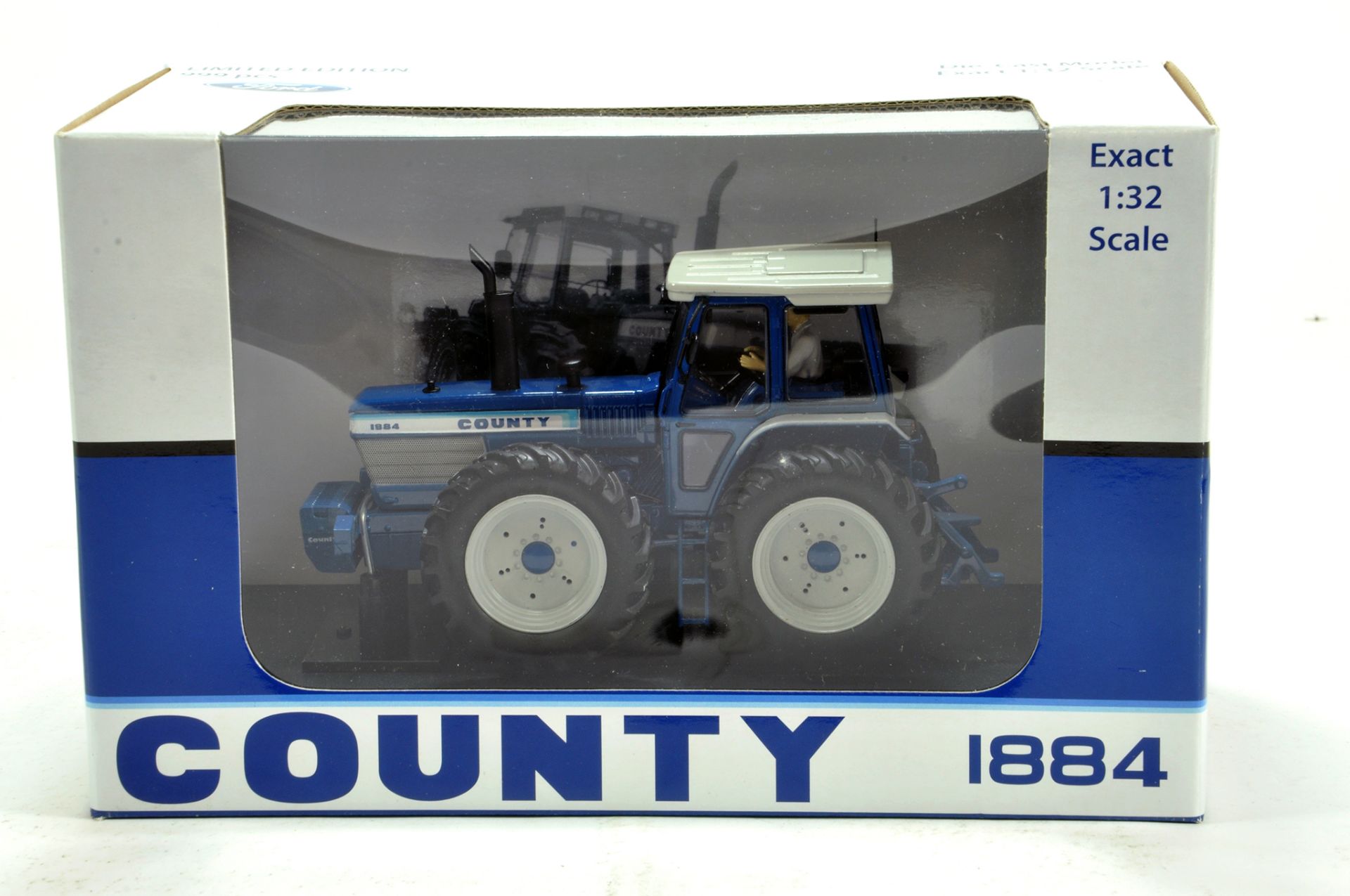 Universal Hobbies 1/32 Farm Issue comprising County 1884 Special Edition Tractor. NM to M in Box.