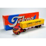Tekno 1/50 Diecast Truck Issue Comprising Scania 111 in Livery of Curries of Dumfries. E to NM to