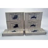 Impressive group of Jordan Products Highway Miniatures 1/87 scale HO Car Kits. Appear Complete. (6)