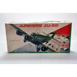 MPC Plastic Model Aircraft Kit Comprising Junkers JU-52. Complete.