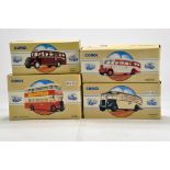 A group of diecast commercials (buses) comprising Corgi Classics. Various issues. NM to M in