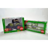 Siku 1/32 Farm Duo comprising Claas Axion 850 Tractor plus Claas Mowers Set. NM to M in Boxes. (2)