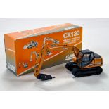 Conrad 1/50 diecast issue comprising No. 2849 Case CX130 Crawler Excavator with breaker fitted. E to