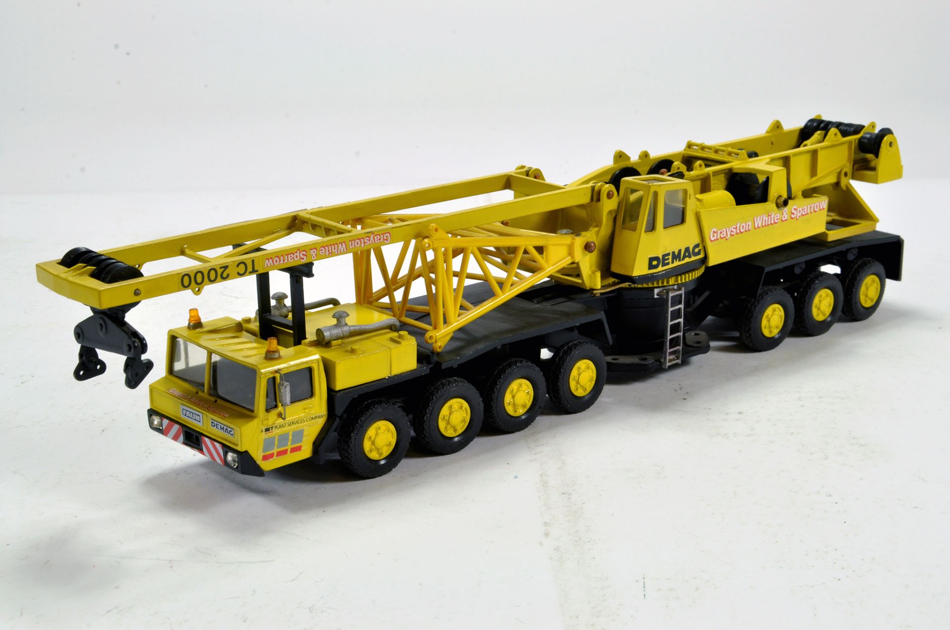 Zon Models (Holland) 1/50 construction issue comprising White Metal Demag TC2000 Mobile Truck