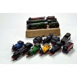 A selection of Triang Hornby Railway Locomotives and additional tenders. Untested. (13)