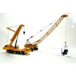 Duo of diecast construction issues in 1/50 comprising Mobile Crane and Liebherr Line Excavator.