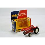 Dinky No. 308 Leyland 384 Tractor. Metallic Red. Lacks exhaust hence G in VG Box.