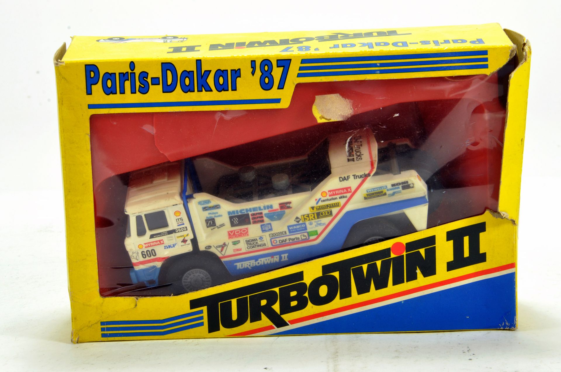 Unusual 1/43 Dakar Rally DAF Turbotwin 1987 Racing Truck. E in Box.