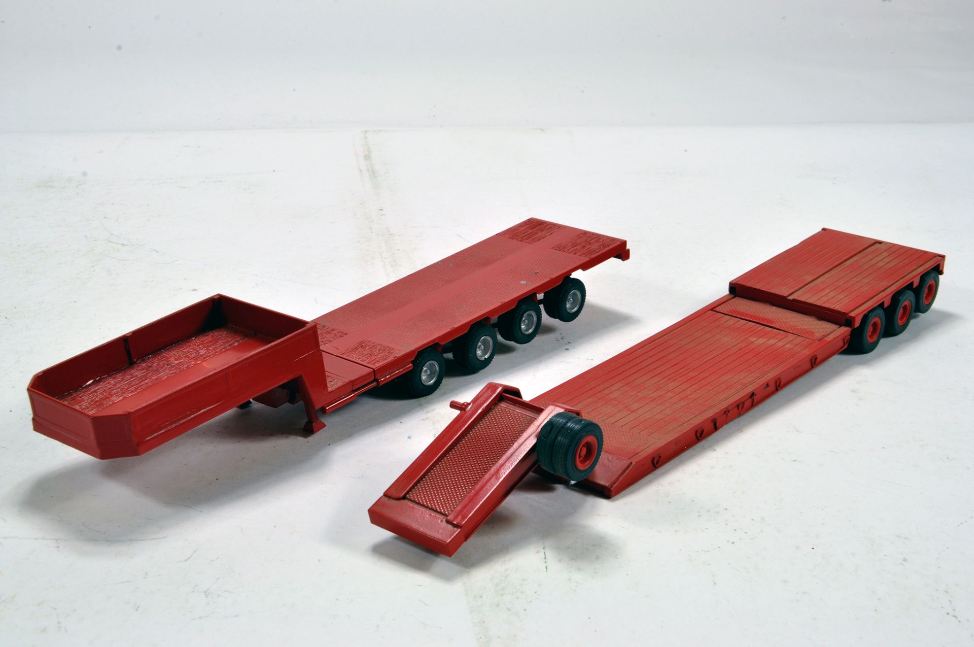 Duo of 1/48 White Metal Trailers from ASAM Models and Zon including Nooteboom Issue. (2)