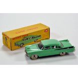 Dinky No. 191 Dodge Royal Sedanin in green, with black flashes, silver trim and chrome spun hubs.