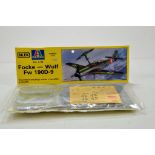 Italeri Plastic Model Aircraft Kit of Focke Wulf FW190D.