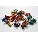 Group of diecast toys including Dinky, Corgi and others. Farm issues. F to VG.
