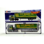 Corgi 1/50 Diecast Truck Issue Comprising No. CC15504 Volvo F10 Tilt Trailer in livery of EM Rogers.