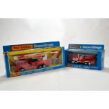Matchbox Superkings Comprising No. K-39 Snorkel Fire Engine plus K-10 Fire Tender. NM in Boxes. (2)