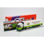 Tekno 1/50 Diecast Truck Issue Comprising Scania 143M Fridge Trailer in livery of Buchan Metal