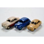 Dinky Trio of Diecast Car Issues comprising Vauxhall Cresta, Austin Devon and Austin A30.