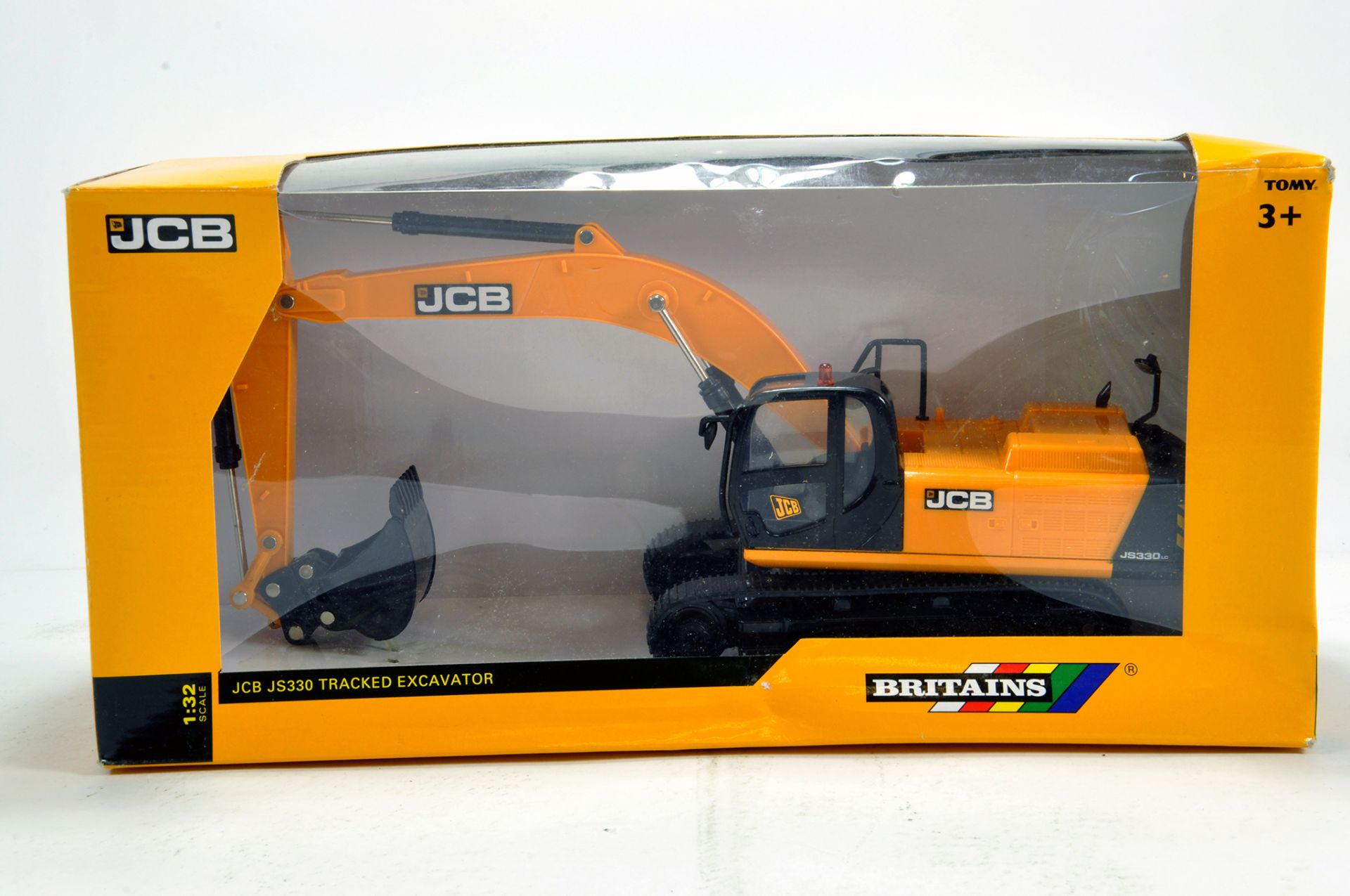 Britains 1/32 Farm issue comprising JCB JS330 Tracked Excavator. E to NM in Box.