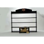 Harley Davidson Motorcycle Model Presentation Shelving plus Special Gold Edition issue.