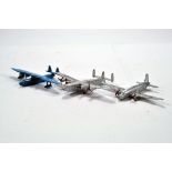 Dinky Trio of Diecast Aircraft. F to G. (3)