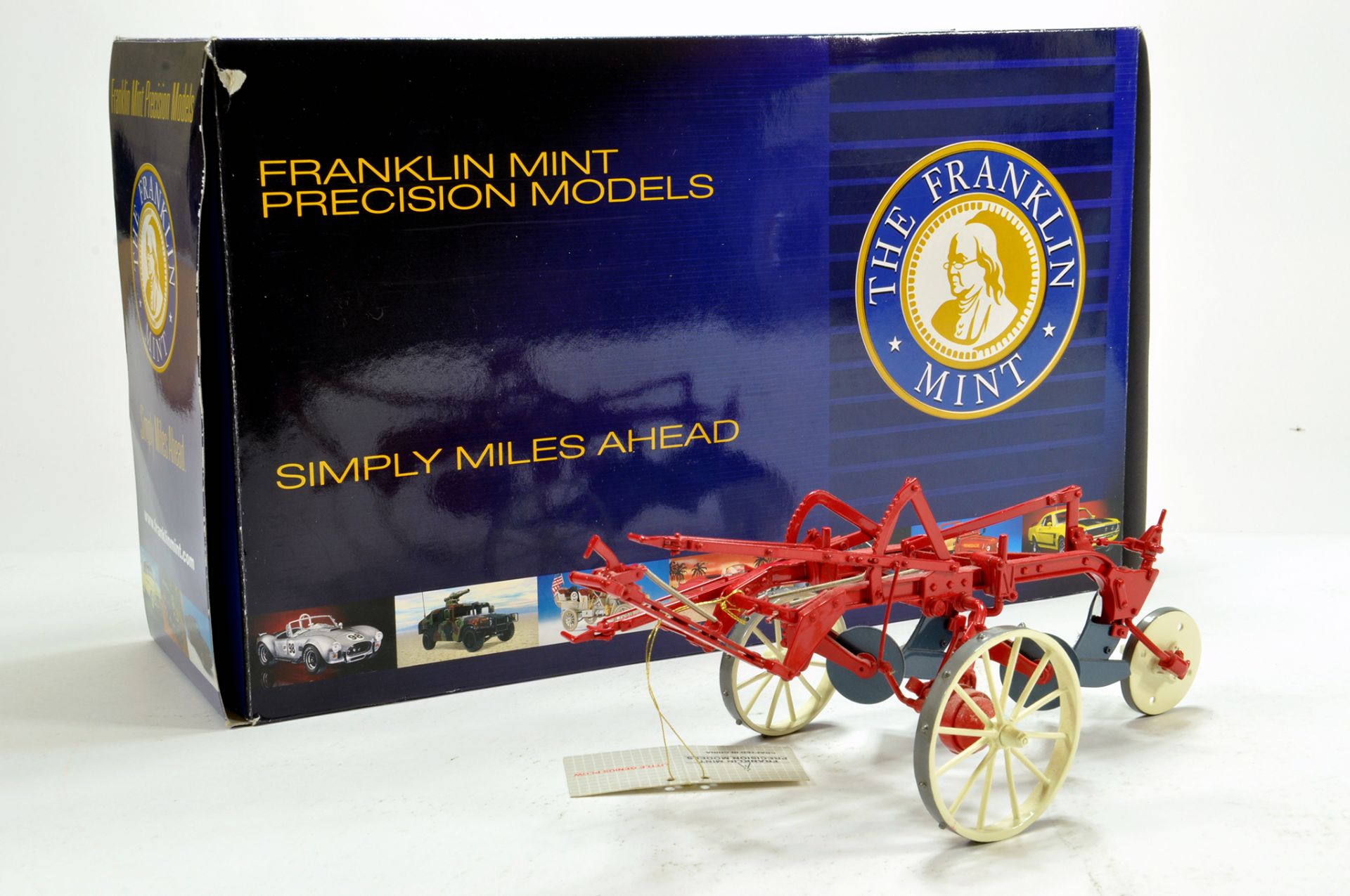 Franklin Mint 1/12 Diecast Farm Issue comprising McCormick Little Genius Plough. Precision Detail. E