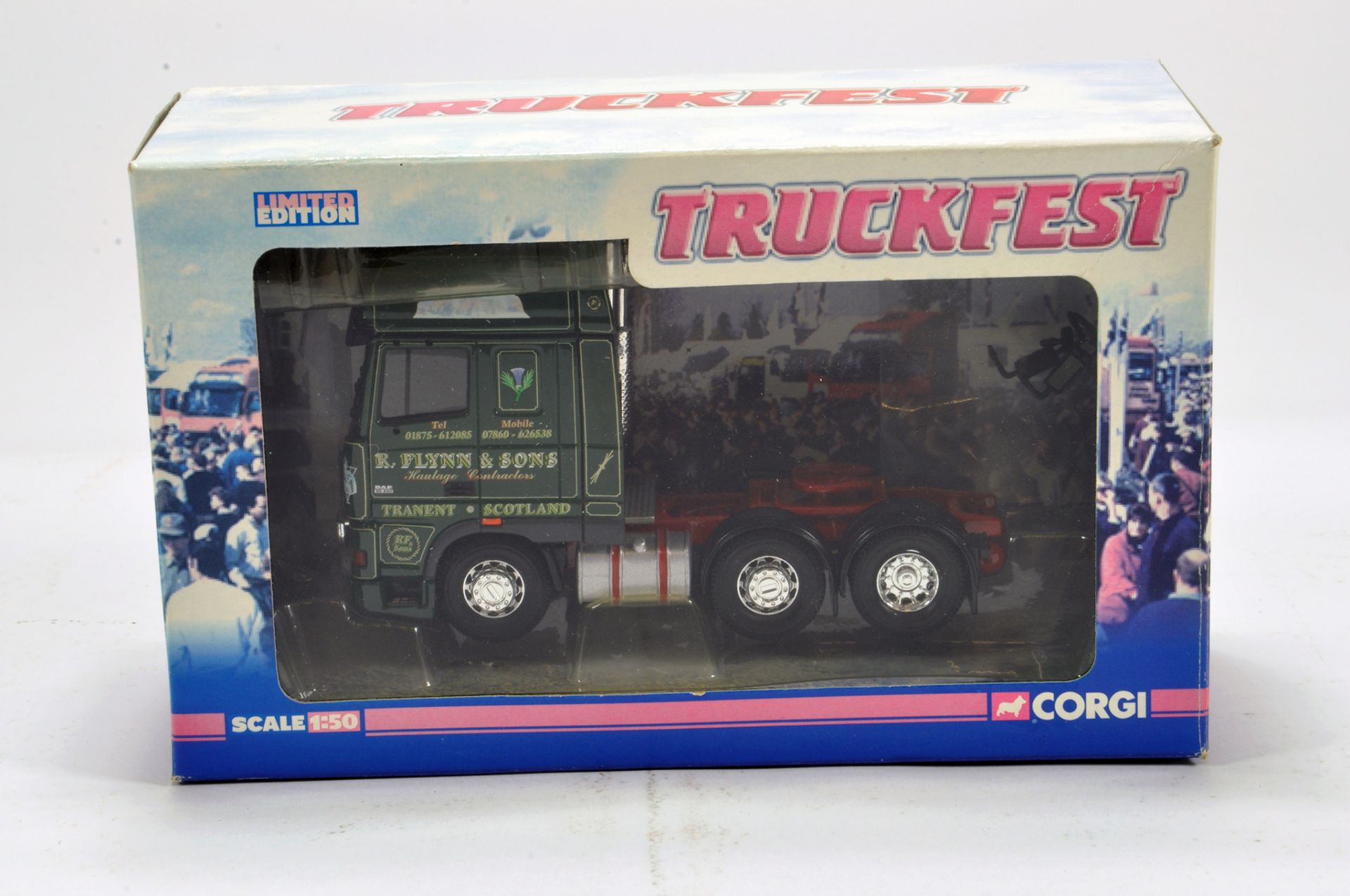 Corgi 1/50 Diecast Truck Issue Comprising No. CC13244 DAF XF in livery of R Flynn. E to NM to M in