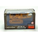 Norscot 1/50 Construction Issue comprising CAT 977 Traxcavator in Display Case. E to NM in Box.